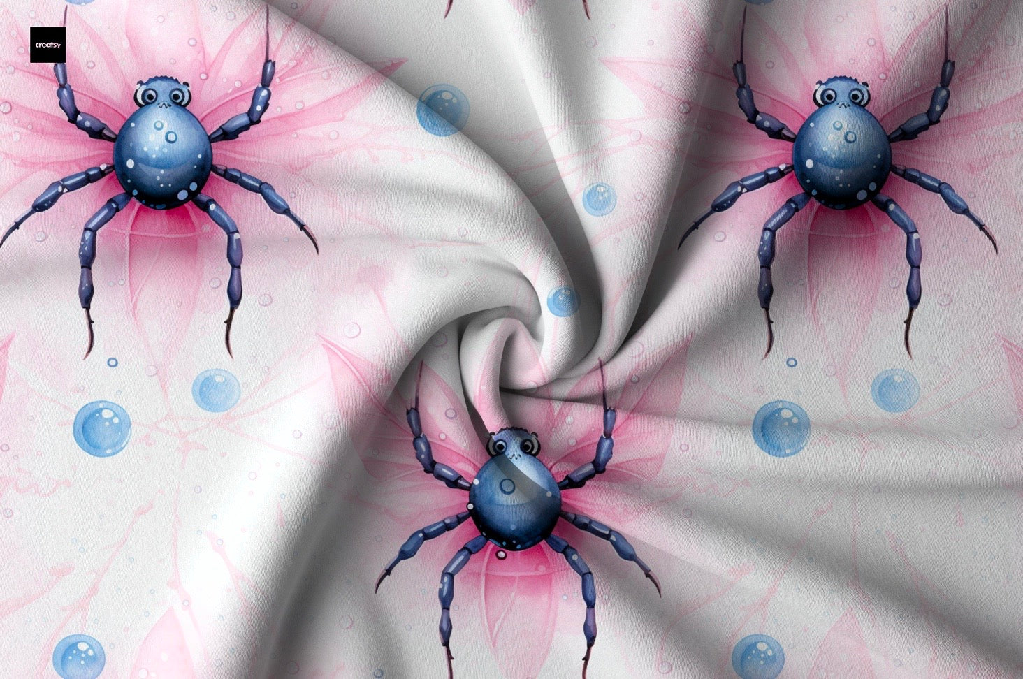 Rosa Spinne Halloween